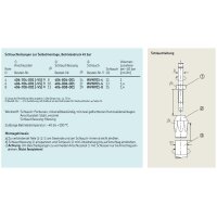 SKF Gerader Rohrstutzen 406-706-001-VS - Ø 6 mm - Stahl - Mit Nut