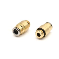 SKF Gerader Steckverbinder mit zylindrischem Gewinde - Für Rohr Ø 8 mm - G1/4 (G) - Messing - NBR-Dichtung
