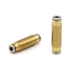 SKF Rohrverbinder - 3-O-Ring Steckverbinder - Für Rohr Ø 4 mm - Messing