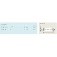 SKF Rohrverbinder - 3-O-Ring Steckverbinder - Für Rohr Ø 4 mm - Messing