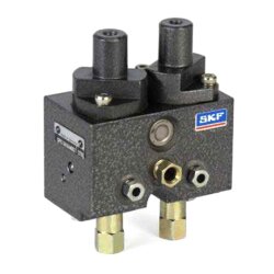 SKF Ölschmierpumpe SP/G 02/30 V7 - 2 Auslässe - 30:1 - 0,058 cm³/Hub - Öl - Kolben-Ø 7 mm - Vordruck