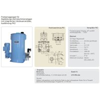SKF Fettschmierpumpenaggregat FK2/60U21M04/6/400M23/4001AF07 - 60 kg Behälter - 4,00 kg/h (74,0 cm³/min) - DBV 400 bar - Mit 2x Manometer (MB + MA)