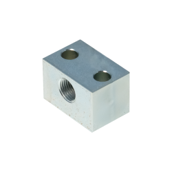SKF Schmiernippelleiste 871-340-006 - 1 Gewindebohrung - M10x1 - Stahl