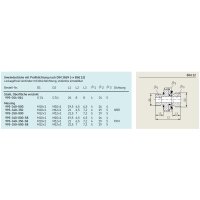 SKF Verbinder - M10x1 auf M10x1 - Messing/NBR