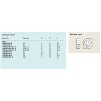 SKF Sechskantmutter - M8 - mit Klemmteil - Stahl