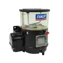 SKF Progressivpumpe KFGS1FA1XWAHKO+924 - 24 Volt DC - 2 kg Behälter - Mit Steuergerät - Mit Füllstandsüberwachung - 1 Pumpenelement - 2,5 cm³/min - Mit Befüllanschluss