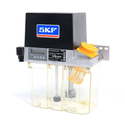 SKF Einleitungspumpe MKL2-12FC01000 - für Öl+Luft - 24 Volt - 3 Liter - 0,2 l/min - mit Steuerung - mit Füllstandsschalter - mit Druckschalter - ohne Manometer - Kabelverschraubung - 1 Rechteckstecker