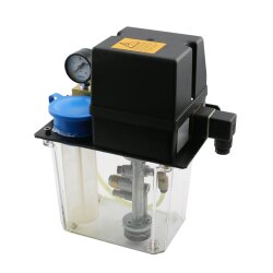 SKF Einleitungspumpe MKU1-K2-10133+428 - für Öl - 230 Volt - 2 Liter - 0,1 l/min - ohne Steuerung - mit Manometer - mit Einfüllsieb - mit Kunststoffbehälter