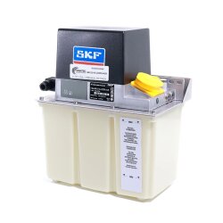 SKF Einleitungspumpe MKU5-K6-22005 - für Öl - 230 Volt - 6 Liter - 0,5 l/min - mit Steuerung - ohne Füllstandsschalter - mit Druckschalter - ohne Manometer - mit Kunststoffbehälter