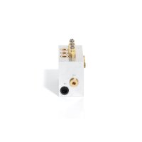 SKF Öl+Luft Mischventil MV203-100-BBB00000 - für Öl - 3 Auslässe - 1x 0,02 cm³ / 1x 0,02 cm³ / 1x 0,02 cm³ - mit Steckverbinder