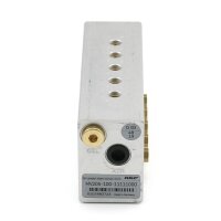 SKF Öl+Luft Mischventil MV208-100-AAAABBBB - für Öl - 8 Auslässe - 1x 0,01 cm³ / 1x 0,01 cm³ / 1x 0,01 cm³ / 1x 0,01 cm³ / 1x 0,02 cm³ / 1x 0,02 cm³ / 1x 0,02 cm³ / 1x 0,02 cm³ - mit Steckverbinder