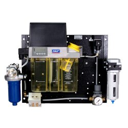 SKF Öl+Luft-Schmieraggregat - 0,2l/min - max. 30 bar - 3 Liter Behälter - 1 = 0,06 cm³ - mit Steuerung - mit Luftfilter - mit Ölfilter