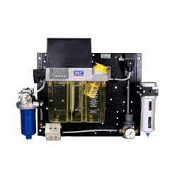 SKF Öl+Luft-Schmieraggregat - 0,2l/min - max. 30 bar - 3 Liter Behälter - 1 = 0,10 cm³ / 2 = 0,06 cm³ / 3 = 0,01 cm³ / 4-5 = 0,06 cm³ - mit Steuerung - mit Luftfilter - mit Ölfilter