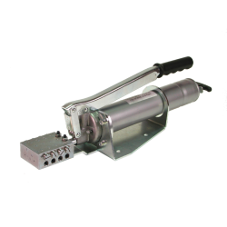 SKF Kolbenhandpumpe - 6 Auslässe - mit Verteiler - für Fettkartuschen - 0,2 cm³ pro Auslass / Hub
