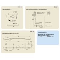 SKF  Pneumatikpumpe PPS30-21W1AA42X2 - 1,5 Liter - mit Füllstandsschalter - mit Druckschalter - ohne Einfüllsieb - 2 x Steckverbinder für Rohr-Ø: 6 (links/rechts)