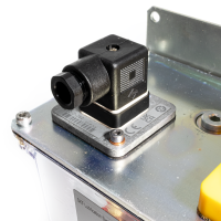SKF Kolbenpumpe PW-289 - pneumatisch - Öl - 1,5 Liter Behälter - 10 cm/Hub - mit Füllstandsschalter