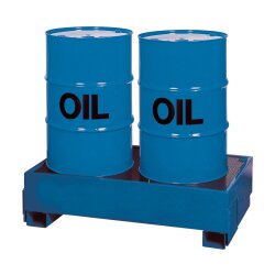Ölauffangwanne für 2 x 208 Liter Fässer - 286 Liter Volumen