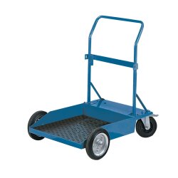 Fahrwagen - 4 Spezialräder - für 180/200 kg Fässer - mit Gitterrost