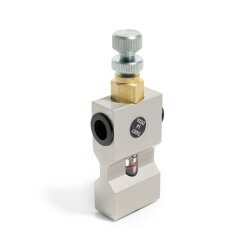 SKF Drosselverteiler 242 - Für Öl - Auslass: 1 - 0 bis 10 cm³/Min. - 10 bar - Bauform A