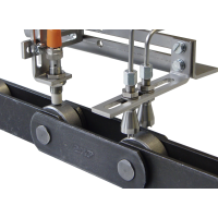 SKF Schmiersystem CLK-460R-100+429 - 115 Volt - 60 mm³ - Auslässe: 4 - Mit 4 x doppelter Spritzdüse - Rollensensor-Ø: 12 - Schaltabstand: 7 mm