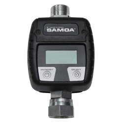 Samoa 40015 Digitales Zählwerk - für Diesel und Schmierstoffe - 3/4" IG/AG - 70 bar - 1 bis 25 l/min