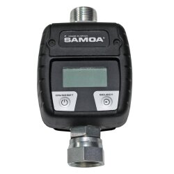 Samoa 40097 Öl Anbauzähler - elektronisch - 1/2" IG/AG - rückstellbar