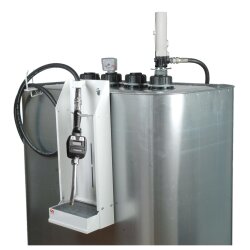 Samoa 40967 Ölanlage - Druckluftpumpe - 1.000 Liter - Füllpistole - elektr. Handdurchlaufzähler