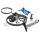 Samoa 560301400 Elektromembranpumpen Set - 230 Volt - 32 l/min - Zapfpistole - AdBlue® - IBC und 200 Liter Fässer