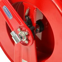 Schlauchaufroller - Automatisch - Offen - 1/2" AG / 1/2" IG - Stahl lackiert - Starre Wandhalterung