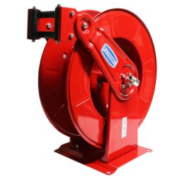 Schlauchaufroller - Automatisch - Offen - 1/2" AG / 1/2" IG - Stahl lackiert - Starre Wandhalterung
