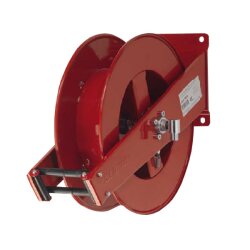 Schlauchaufroller - Automatisch - Offen - 1/2" AG / 1/2" IG - Stahl lackiert - Starre Wandhalterung