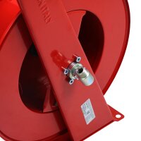 Schlauchaufroller - Automatisch - Offen - 1/2" AG / 1/2" IG - Stahl lackiert - Starre Wandhalterung