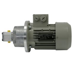 SKF 1-Kreis-Zahnradpumpenaggregat 124 - Motor-Flanschausführung - 1 l/min - 150 bar - 20 bis 750 mm²/s
