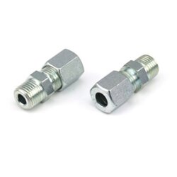 BEKA MAX Gerade Einschraubverschraubung - M8x1 auf Ø 4 mm - Stahl - Bauform: LL