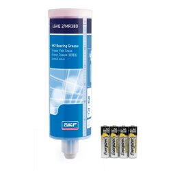 SKF Nachfüllsatz LGHQ 2/MR380B - Geeignet für TLMR - Inhalt: 380 ml - Inkl. Batterien - System 24