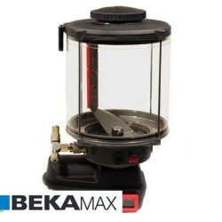 BEKA MAX - Progressivpumpe EP-1 - mit Steuerung BEKA-troniX1 - 24V - 8 kg -1 x PE-120 - Laufzeit 1-16 min - Pausenzeit 0,5-8 h - Fließfett