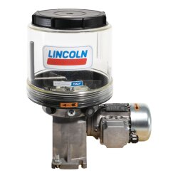 Lincoln Progressivpumpe 655-40654-1 - P205-M070-4XYN-1K6-380-420,440-480 - AC-Getriebemotor -  70:1  - 4 Liter Behälter - Kunststoff - Mit 1 Pumpenelement - 380-420 Volt / 440-480 Volt
