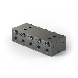 Lincoln Schmierstoffverteiler SSVL10 - 0,20 cm³/Hub und Auslass - 350 bar - Anzahl der Auslässe: 10 - Einlass: R1/4