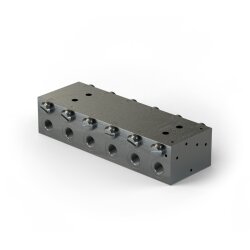 Lincoln Schmierstoffverteiler SSVL12 - 0,20 cm³/Hub und Auslass - 350 bar - Anzahl der Auslässe: 12 - Einlass: R1/4