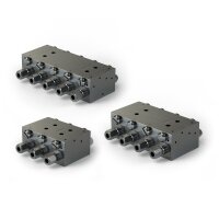 Lincoln Schmierstoffverteiler SSVL12 - 0,20 cm³/Hub und Auslass - 350 bar - Anzahl der Auslässe: 12 - Einlass: R1/4