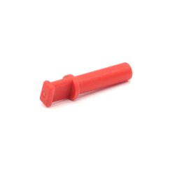 Lincoln Verschlussstopfen - Ø 6 mm - für Steckverschraubung - Farbe: Rot