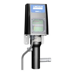 Lincoln Dosierpumpe EDL1-15E-61-01 + 924 - 24V DC - 1,00 ccm/Hub - 280 bar - Auslass: GE Ø 10 mm - Einlass: GE Ø 10 mm - elektrischer Anschluss: 1 x M16 Kabelverschraubung und 2 x Blindstopfen - Druckschalter und Anschlusskabel