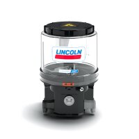 Lincoln Progressivpumpe P203_E-_4XNBO-600-12-1A000000 - A - 12V - 350 bar - Beh&auml;lter: 4 Liter (Deckel) - Anschluss: G1/4