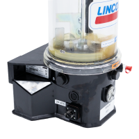 Lincoln Progressivpumpe P203_E-_2XLBO-600-24-1100G200-___A - 2 Liter - Fett - Leermeldung als Schließer - Befüllung von oben - 24 Volt - Ohne Steuerplatine - Standardfett