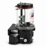Lincoln Progressivpumpe P203_E-_2XLBO-600-24-1100G200-___Z - 2 Liter - Fett - Leermeldung als Schließer - Befüllung von oben - 24 Volt - Ohne Steuerplatine - Ohne Fettfüllung