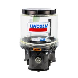 Lincoln Progressivpumpe P203_E-_4XLBO-700-24-1100G200-___Z - 4 Liter - Fett - Leermeldung als Schließer - Befüllung von oben - 24 Volt - Ohne Steuerplatine - Ohne Fettfüllung