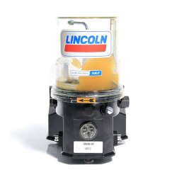 Lincoln Progressivpumpe P203_E-_2XNFL-600-24-AA000000-V10A - 2 Liter - Fett - Normalausführung - Flachbehälter - 24 Volt - Steuerplatine V10 - Standardfett