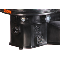 Lincoln Progressivpumpe P203_E-_8XL__-600-24-006F00N0-M12A - 8 Liter - Fett - Leermeldung als Schließer - Geschlossener - 24 Volt - Steuerplatine M12 - Standardfett