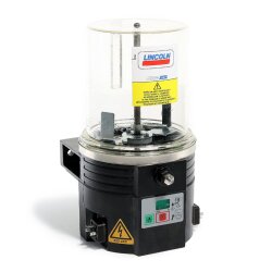 Lincoln Progressivpumpe P401-SSV6-V-2XL-2A1.1-S4 - 230V AC - 1,00 ccm/Min. - 205 bar - Behälter: 2 Liter (Füllstandsüberwachung) - Schmierstoffverteiler SSV6