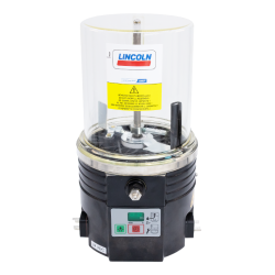 Lincoln Progressivpumpe P401-SSV6-V-2XL-2A1.1-S4 - 24V DC - 1,00 ccm/Min. - 205 bar - Behälter: 2 Liter (Füllstandsüberwachung) - Schmierstoffverteiler SSV6